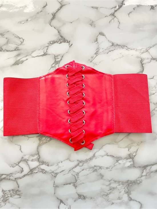 Accessories - New red adjustable corset belt